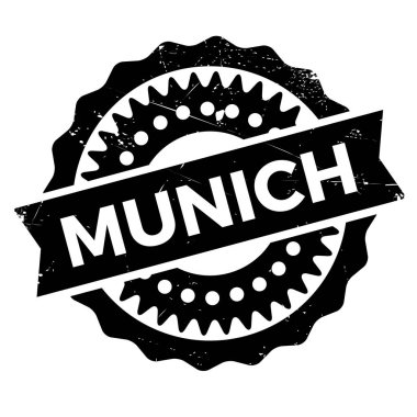 Münih damga kauçuk grunge