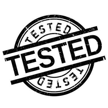 Test edilmiş pul kauçuk grunge