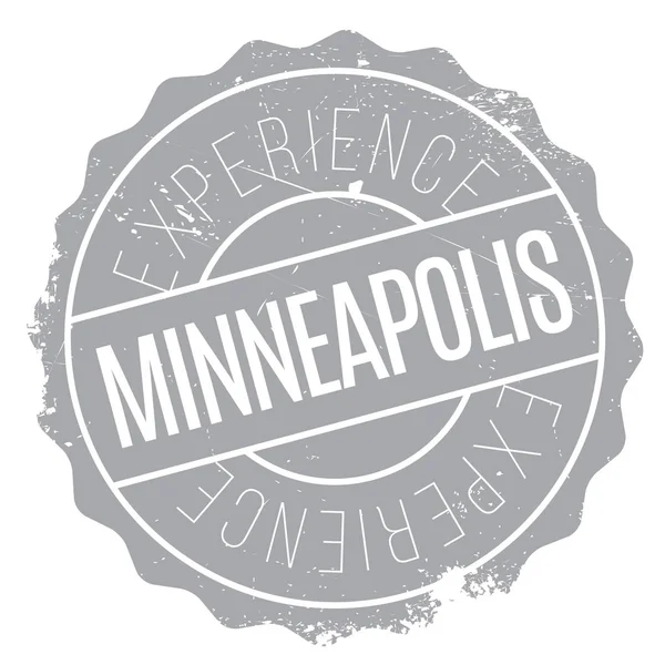 Grunge de goma de sello de Minneapolis — Vector de stock