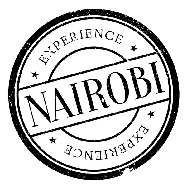 Ναϊρόμπι: grunge καουτσούκ σφραγίδα — Διανυσματικό Αρχείο