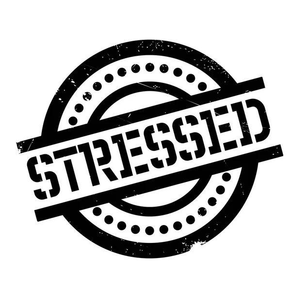 Stressed rubber stamp — Stock Vector