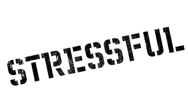 Stressvolle Rubberstempel — Stockvector