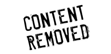 Content Removed rubber stamp clipart