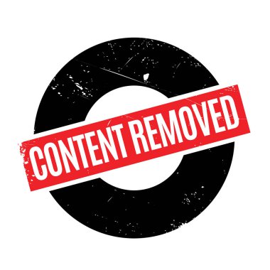 Content Removed rubber stamp clipart