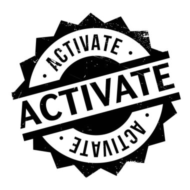 Lastik damgası etkinleştirmek