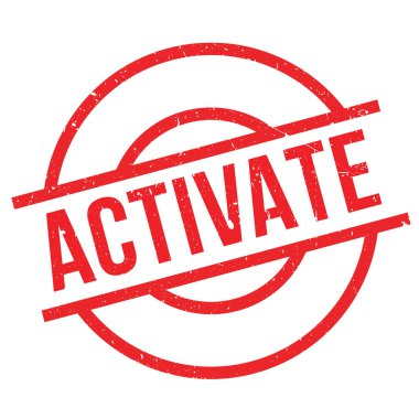 Lastik damgası etkinleştirmek