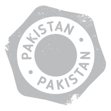Pakistan damga kauçuk grunge