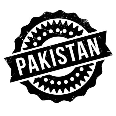 Pakistan damga kauçuk grunge
