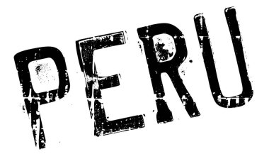 Peru damga kauçuk grunge