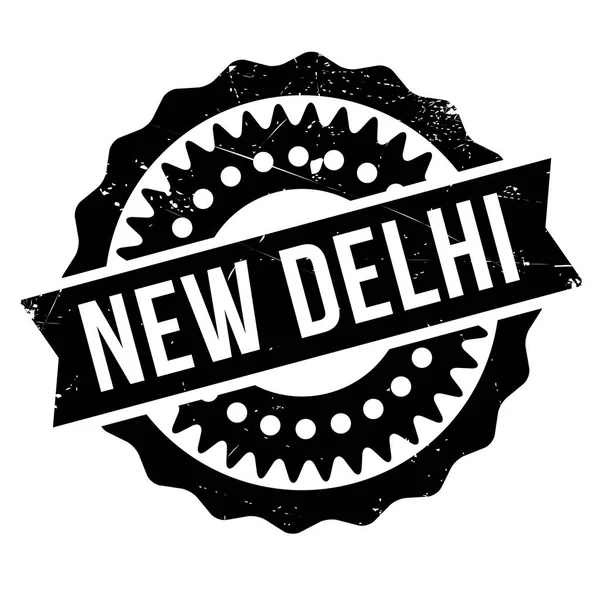 Нью-Делі гумові гранж — стоковий вектор
