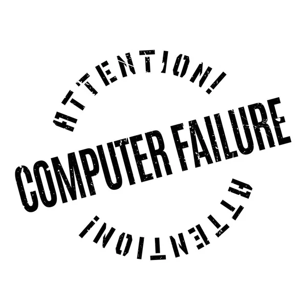 Computer Failure rubber stamp — Stock Vector