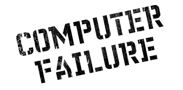 ตรายางล้มเหลวของคอมพิวเตอร์ — ภาพเวกเตอร์สต็อก