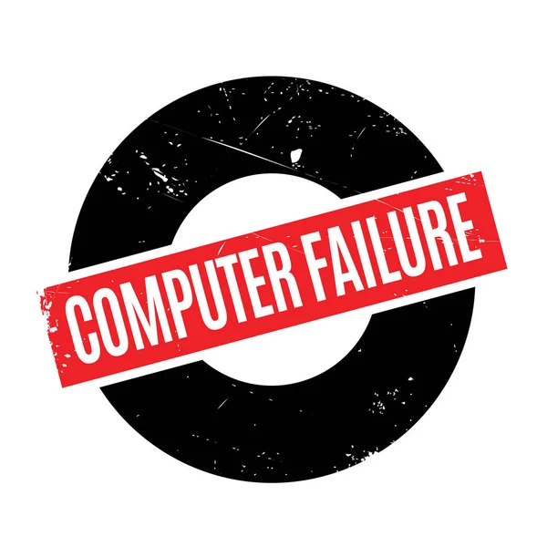 Počítače selhání razítko — Stockový vektor
