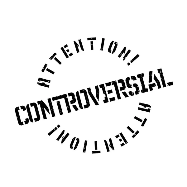 Controversiële Rubberstempel — Stockvector