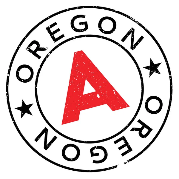 Grunge de goma de sello Oregon — Vector de stock