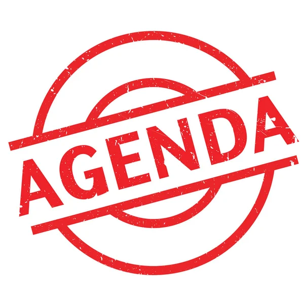 Agenda sello de goma — Archivo Imágenes Vectoriales