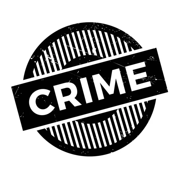 Crime rubber stamp — Stock Vector