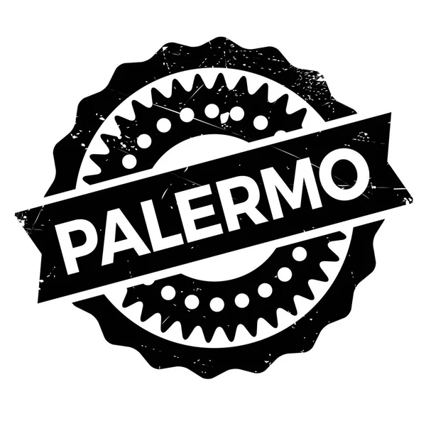 Palermo sello de goma grunge — Vector de stock