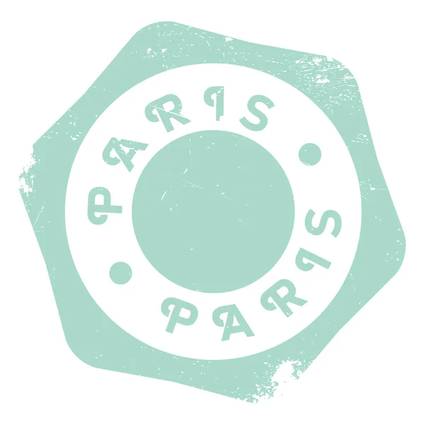 Tampon Paris caoutchouc grunge — Image vectorielle