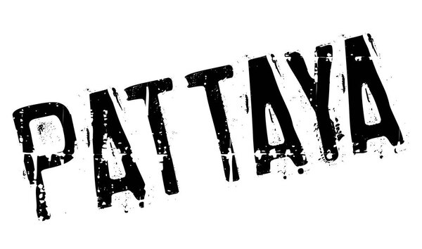 Pattaya stamp rubber grunge