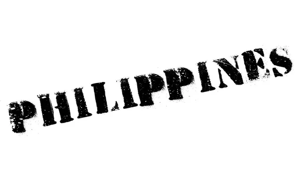 菲律宾邮票橡胶 grunge — 图库矢量图片