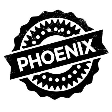 Phoenix damga kauçuk grunge