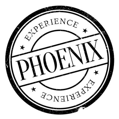 Phoenix damga kauçuk grunge