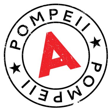 Pompeii damga kauçuk grunge
