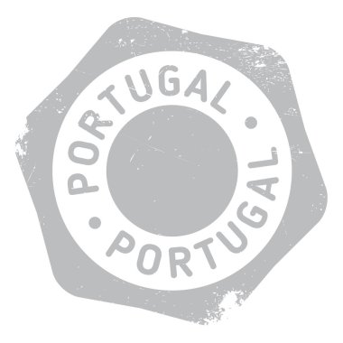 Portekiz damga kauçuk grunge