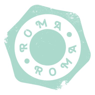 Roma damga kauçuk grunge