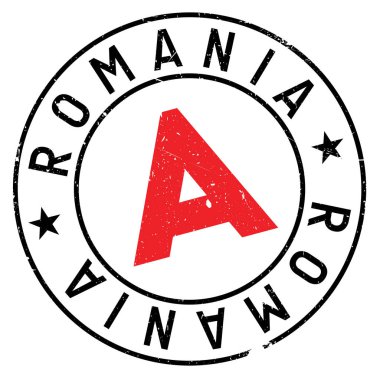Romanya damga kauçuk grunge