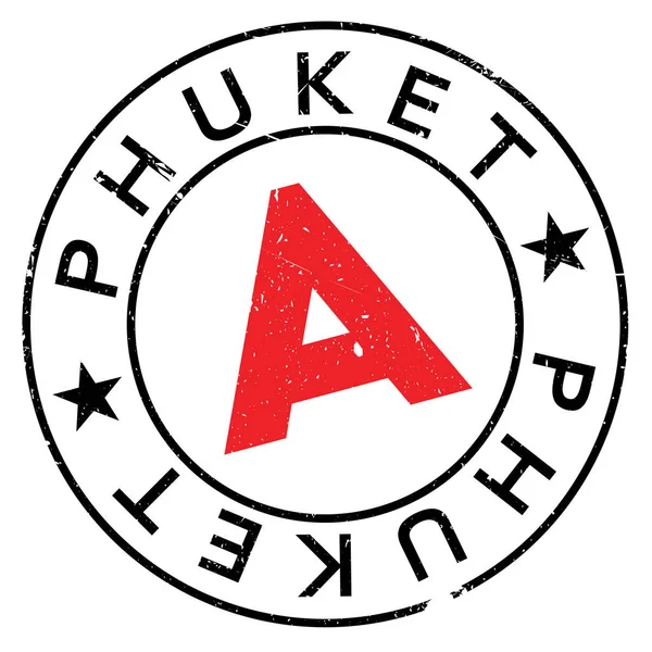 Phuket timbre caoutchouc grunge — Image vectorielle