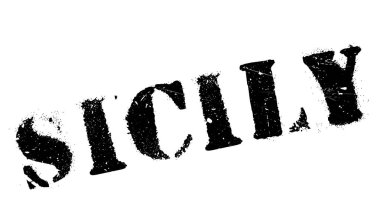 Sicilya damga kauçuk grunge