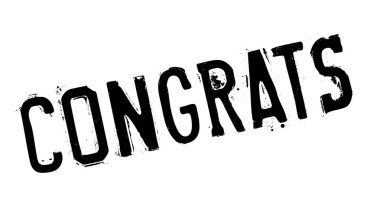 Tebrikler lastik damgası