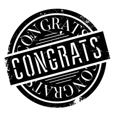 Tebrikler lastik damgası