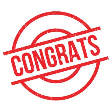 Tebrikler lastik damgası