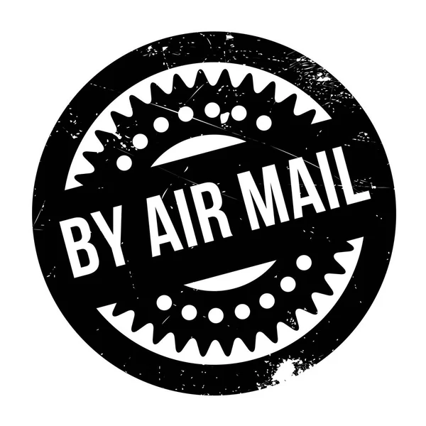 Par courrier aérien timbre ruuber — Image vectorielle