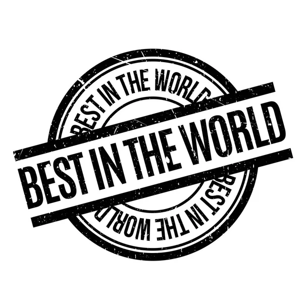 Best In The World rubber stamp — Stock Vector