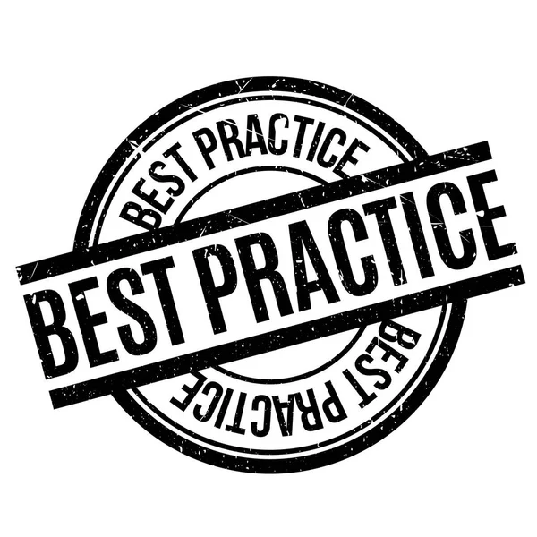 Sello de goma Best Practice — Vector de stock