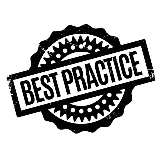 Sello de goma Best Practice — Vector de stock