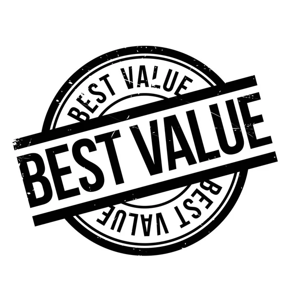 Miglior valore Timbro di gomma — Vettoriale Stock