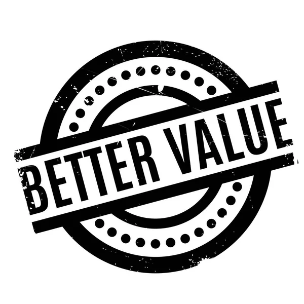 Lepší hodnota razítko — Stockový vektor