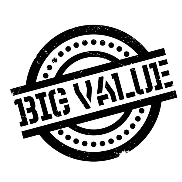 Sello de goma Big Value — Archivo Imágenes Vectoriales