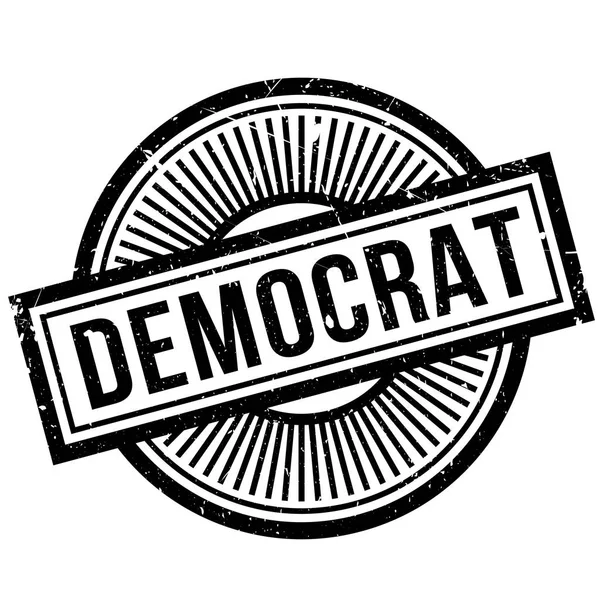 Demokrat razítko — Stockový vektor