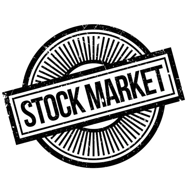 株式市場のゴム印 — ストックベクタ