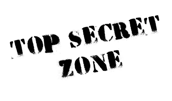 Top Secret Zone rubber stamp — Stock Vector