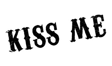 Lastik damgası öp beni