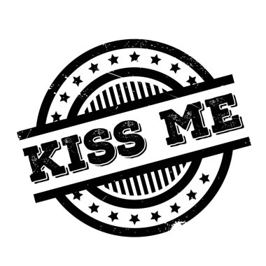 Lastik damgası öp beni