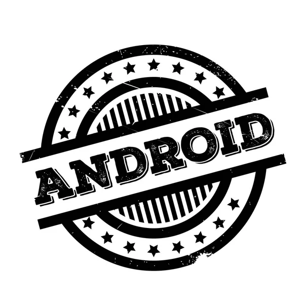 Carimbo de borracha Android —  Vetores de Stock