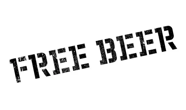 Freibier-Stempel — Stockvektor